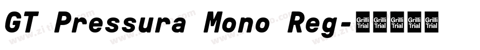 GT Pressura Mono Reg字体转换